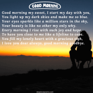 15 Good Morning Poem for Her - Deep Love Poems