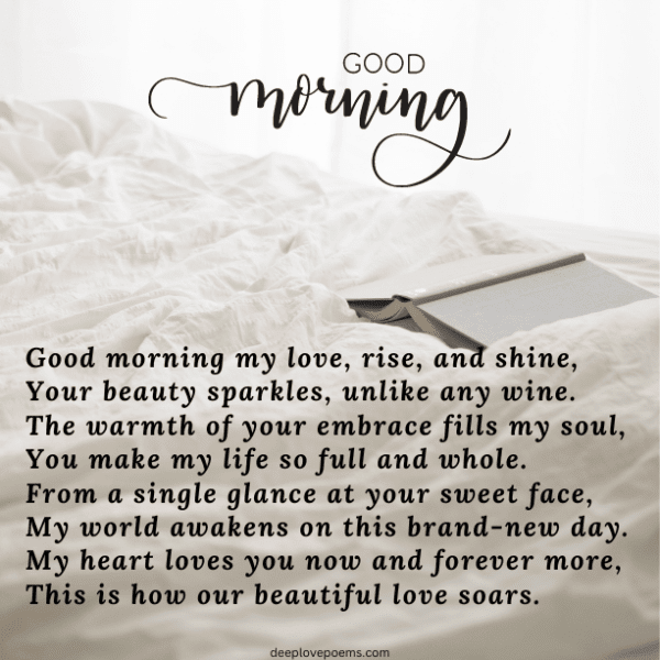 15 Good Morning Poem for Her Deep Love Poems