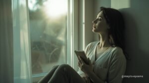 Self love poems illustration showing emotional healing, inner peace, and self-acceptance through poetry